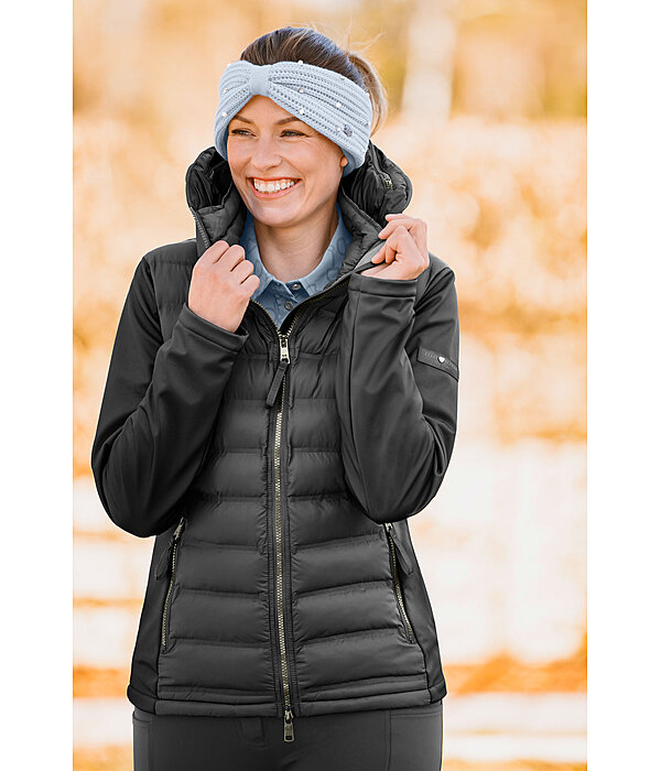 Veste d'quitation softshell bi-matire  capuche  Celina