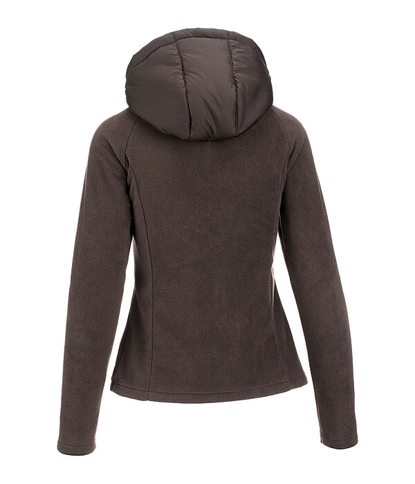 Veste bi-matire  capuche  Elisa