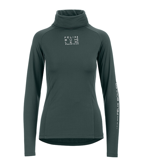 T-shirt col roul� en stretch � manches longues  Performance Jonna