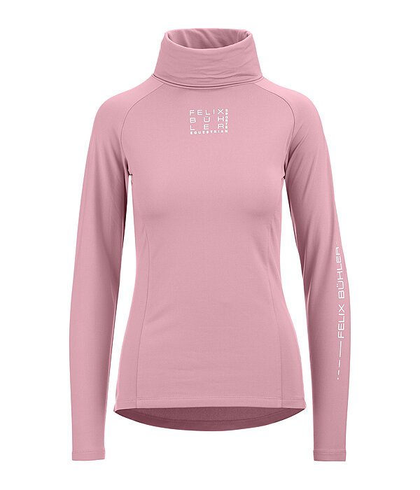 T-shirt col roul� en stretch � manches longues  Performance Jonna