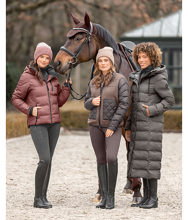 Manteau d'�quitation matelass� � capuche  Zoe