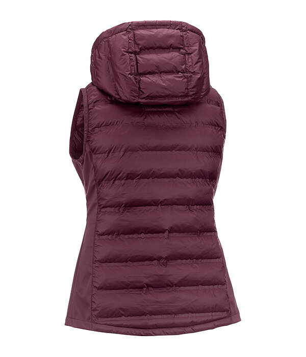 Gilet bi-mati�re � capuche  Josy