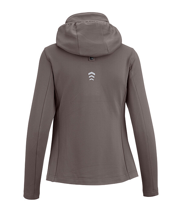 Veste bi-mati�re � capuche  Lina