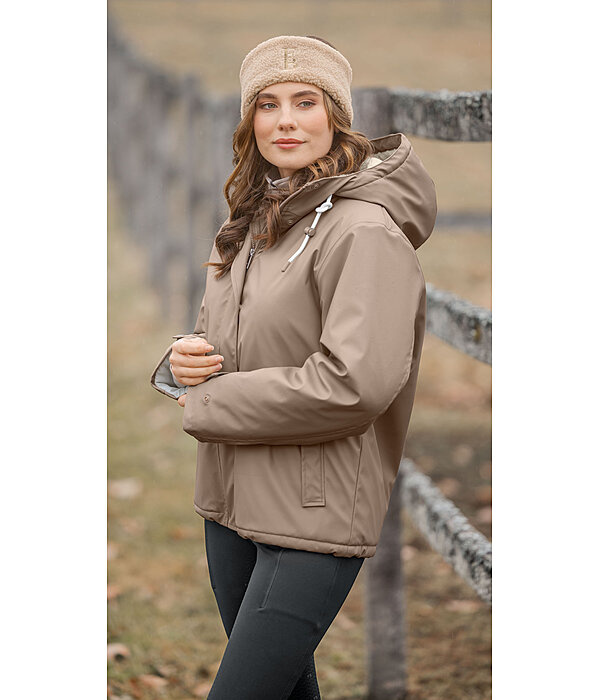 Veste de pluie � capuche avec polaire Teddy  Nella