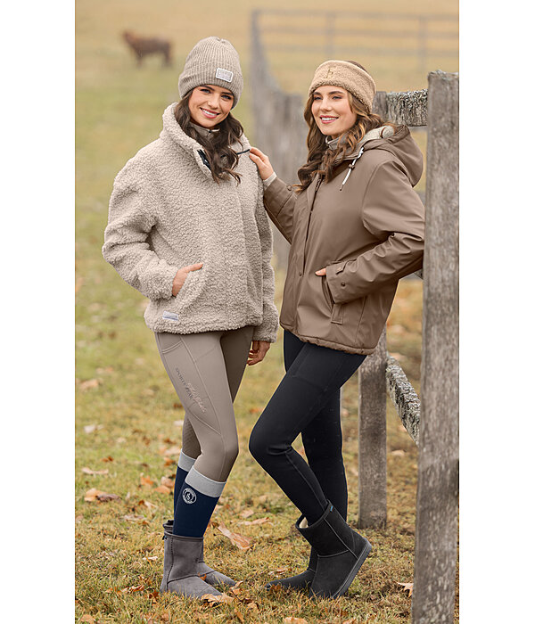 Veste de pluie � capuche avec polaire Teddy  Nella