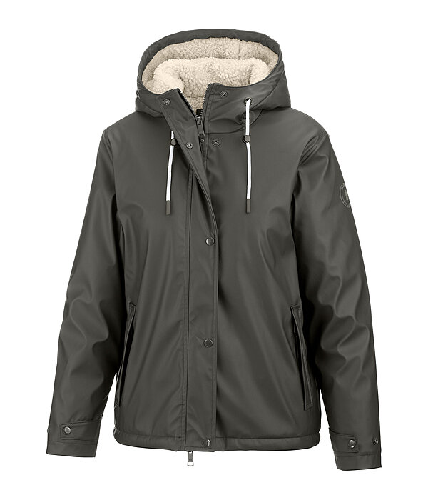 Veste de pluie � capuche avec polaire Teddy  Nella
