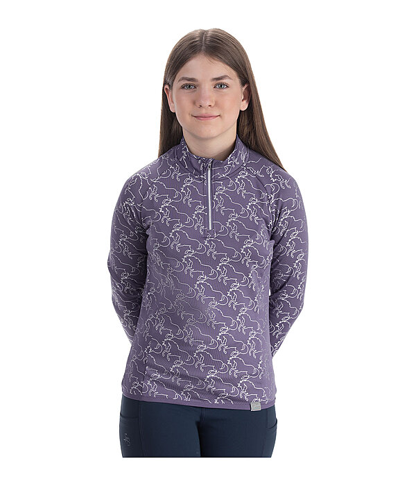 T-shirt technique � manches longues en stretch enfant  Xena