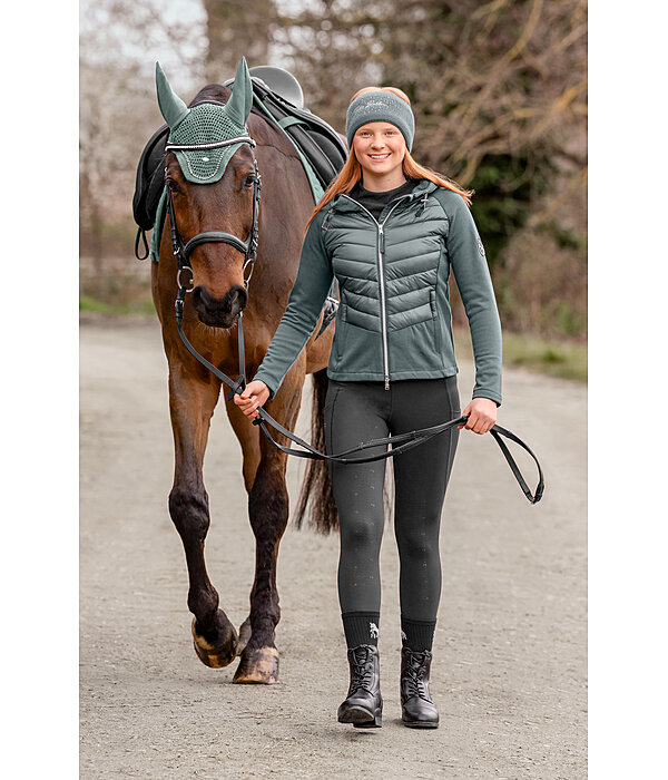 Veste d'�quitation bi-mati�re enfant  Bellia