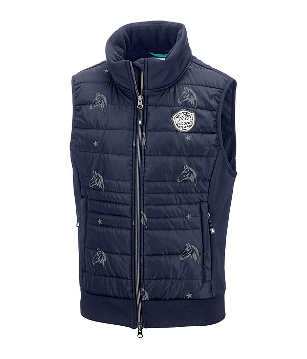 Gilet d'�quitation bi-mati�re pour enfant   Shine
