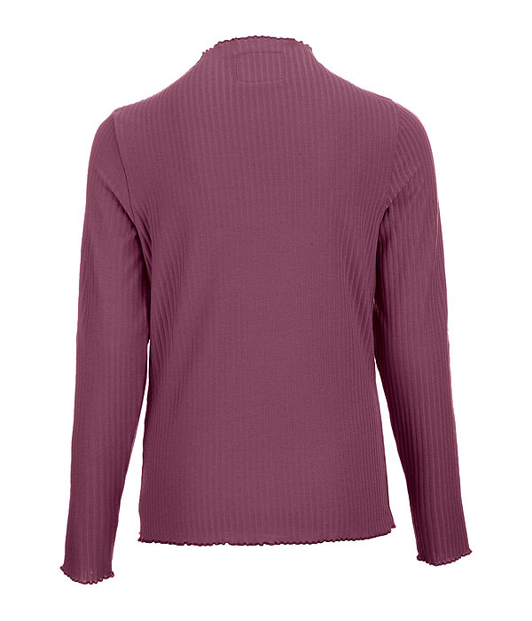 T-shirt � manches longues en maille c�tel�e pour enfant  Rita