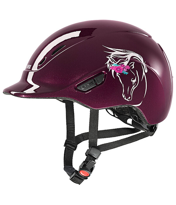 Casque d'quitation enfant  kidoxx flower