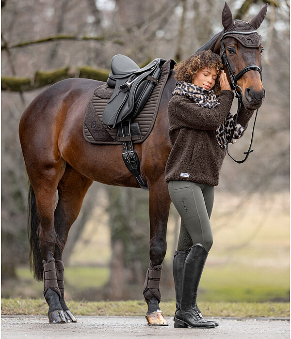 Pantalon d'�quitation thermique hybride � fond int�gral Grip  Marleen