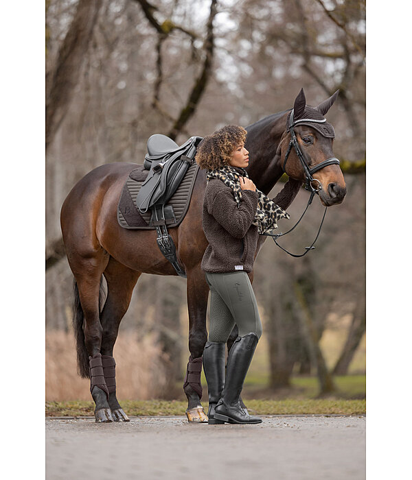 Pantalon d'�quitation thermique hybride � fond int�gral Grip  Marleen