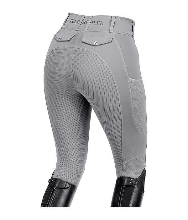 Pantalon d'�quitation d'�t� hybride � fond int�gral grip  Samira-Mesh