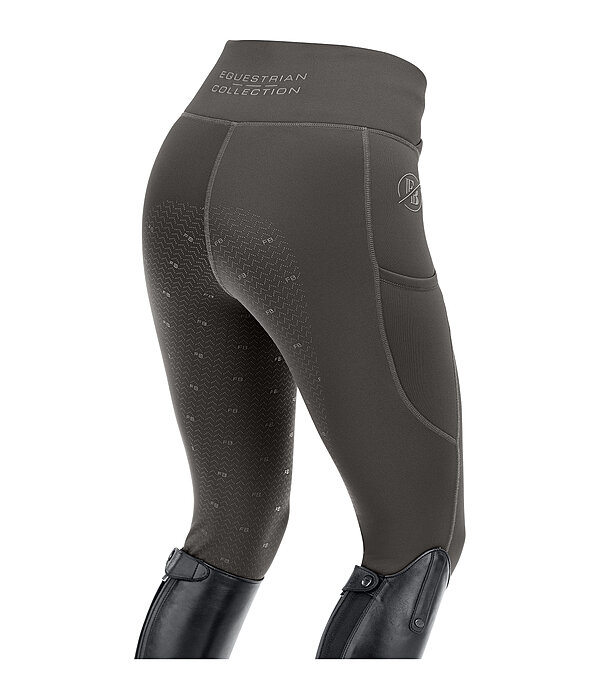 Legging d'�quitation thermique � fond int�gral grip  Emilia