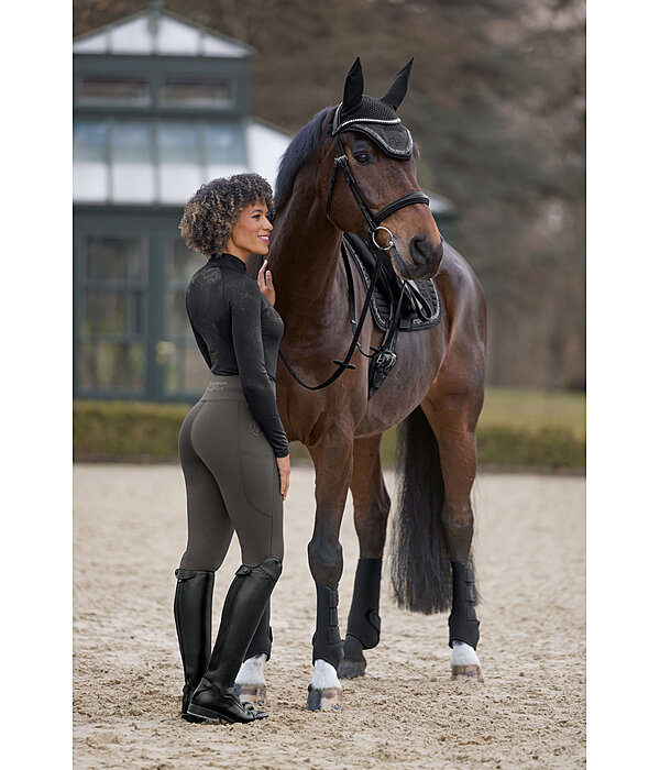 Legging d'�quitation thermique � fond int�gral grip  Emilia