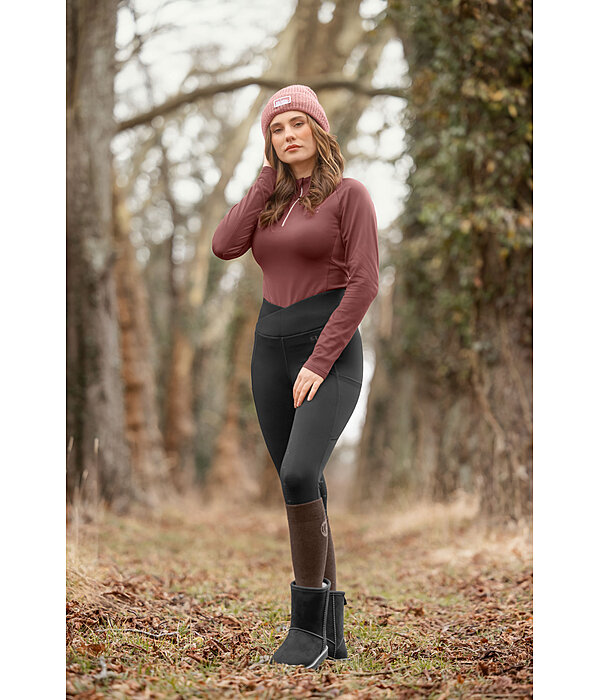 Legging d'�quitation thermique � fond int�gral grip  Emilia