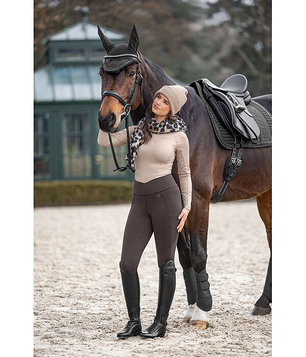 Legging d'�quitation thermique � fond int�gral grip  Emilia