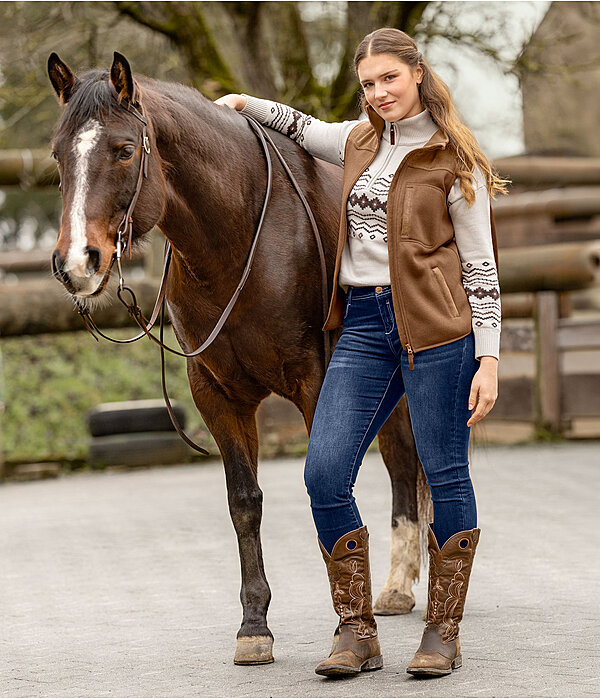 Tenue western  Senna en sable blanc